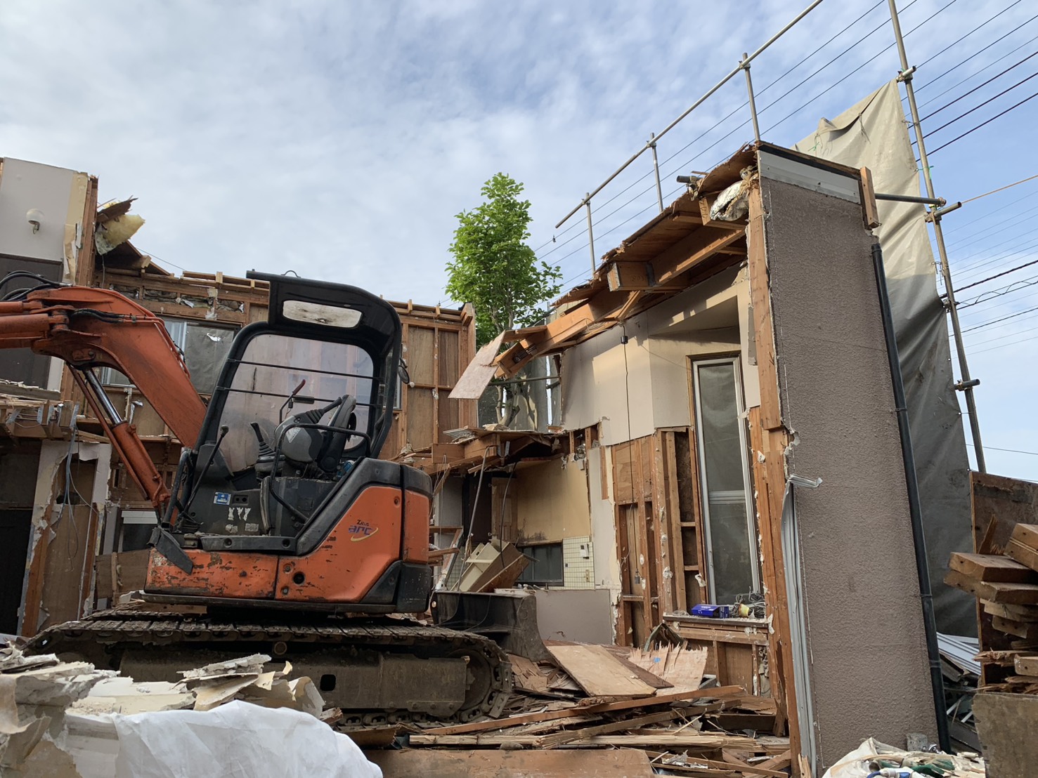 建物解体中②