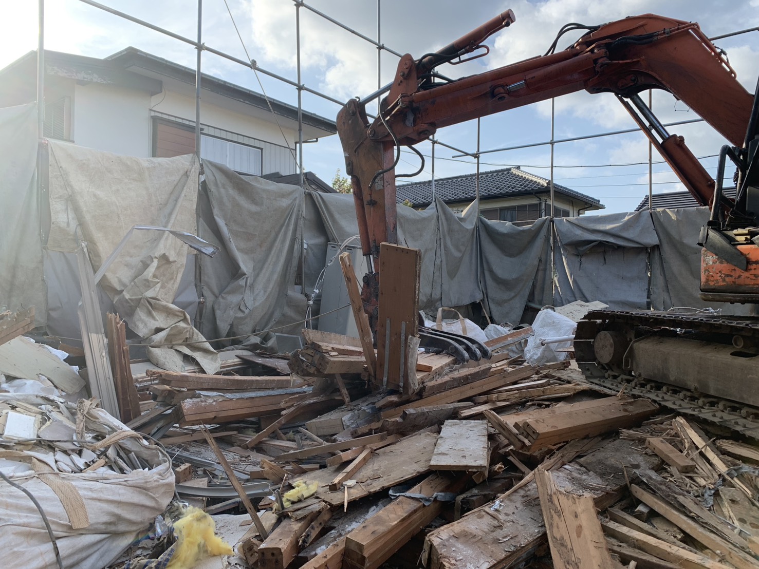 建物解体中⑤