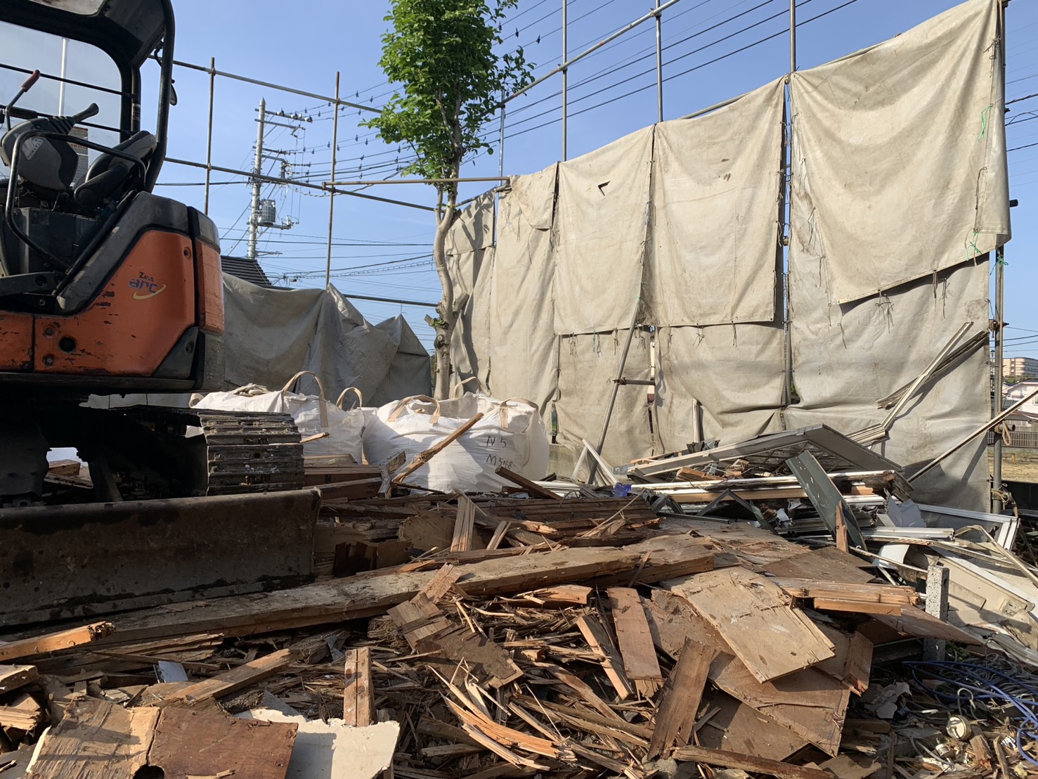 建物解体中⑥