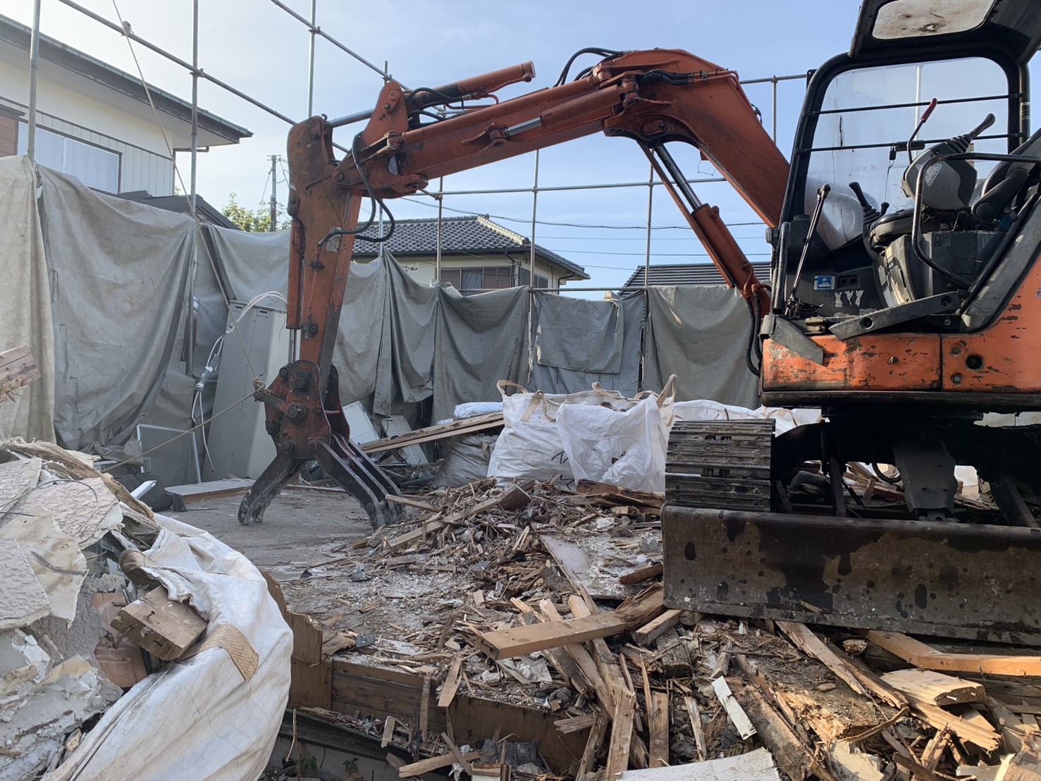 建物解体中⑦