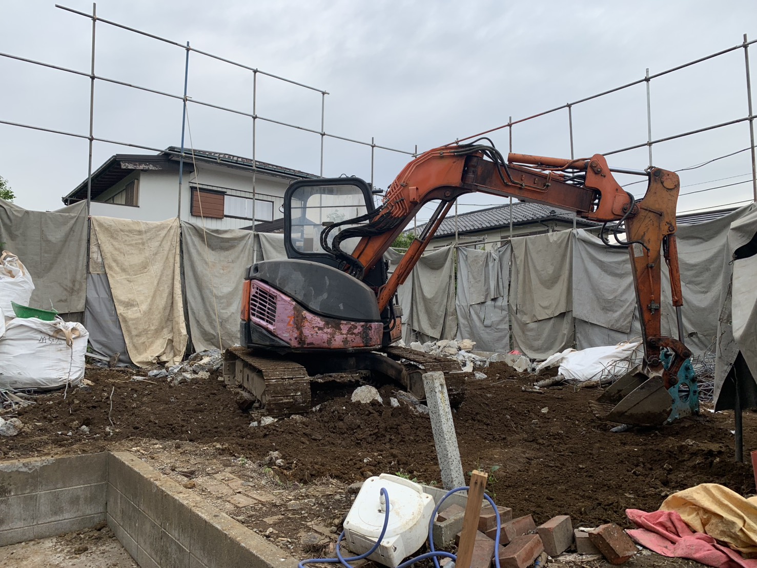 建物解体中⑪