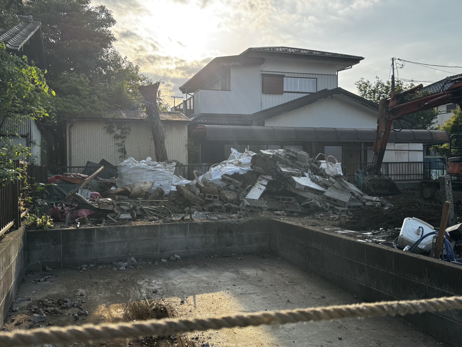 建物解体中⑬