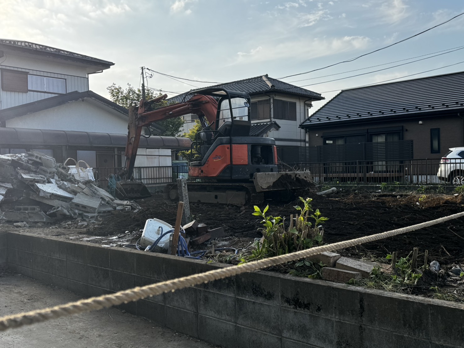 建物解体中⑭